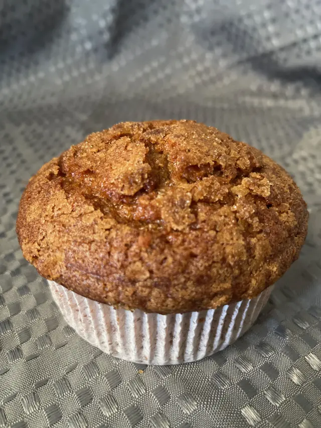 Fresh baked Apple Cinnamon Muffin