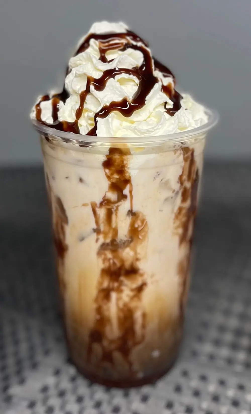 Thick chocolate milkshake