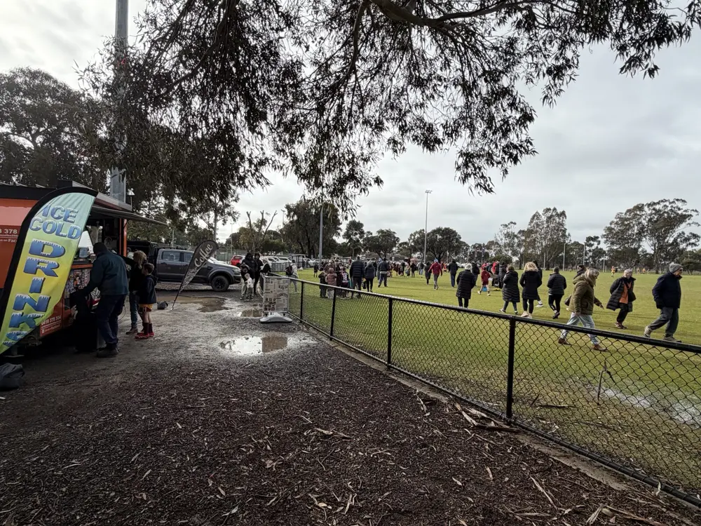 Coffee van at Kialla Park Recreation Reserve SJDFL