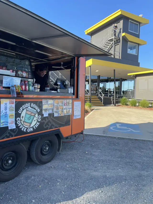 Coffee van at Shepparton greyhound racing